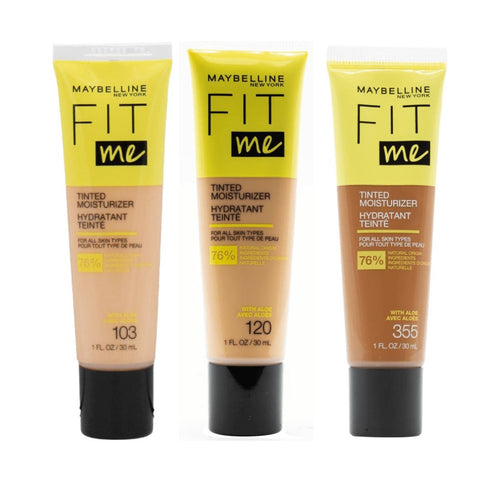 Maybelline Fit Me Tinted Moisturiser - Assorted Shades 24pk - Wholesale Discount Cosmetics