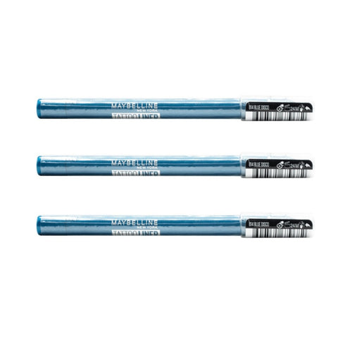 Maybelline Tattoo Liner Gel Pencil Eyeliner - Blue Disco 24pk - Wholesale Discount Cosmetics