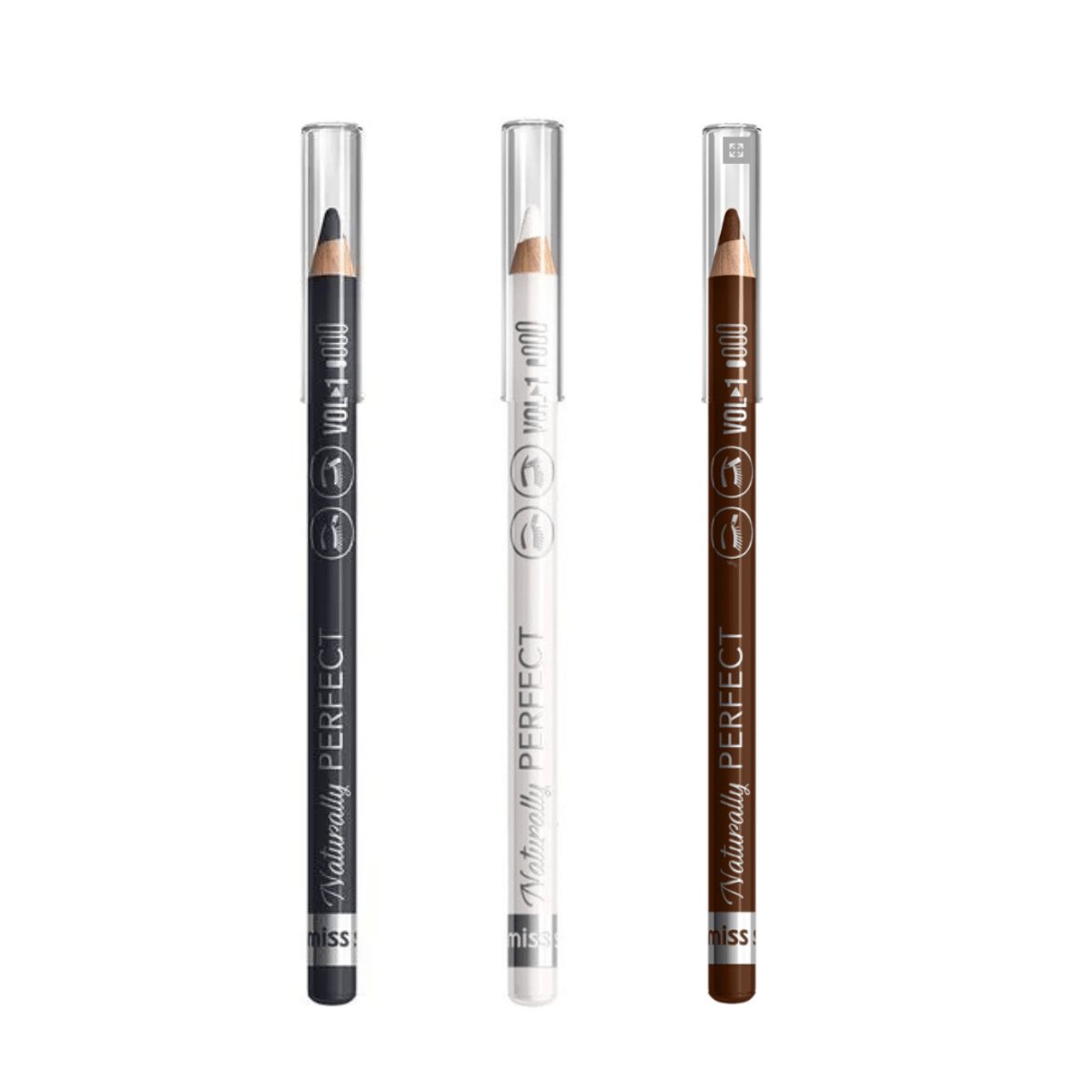 Miss Sporty Naturally Perfect Eye Pencil - Assorted Shades 24pk - Wholesale Discount Cosmetics
