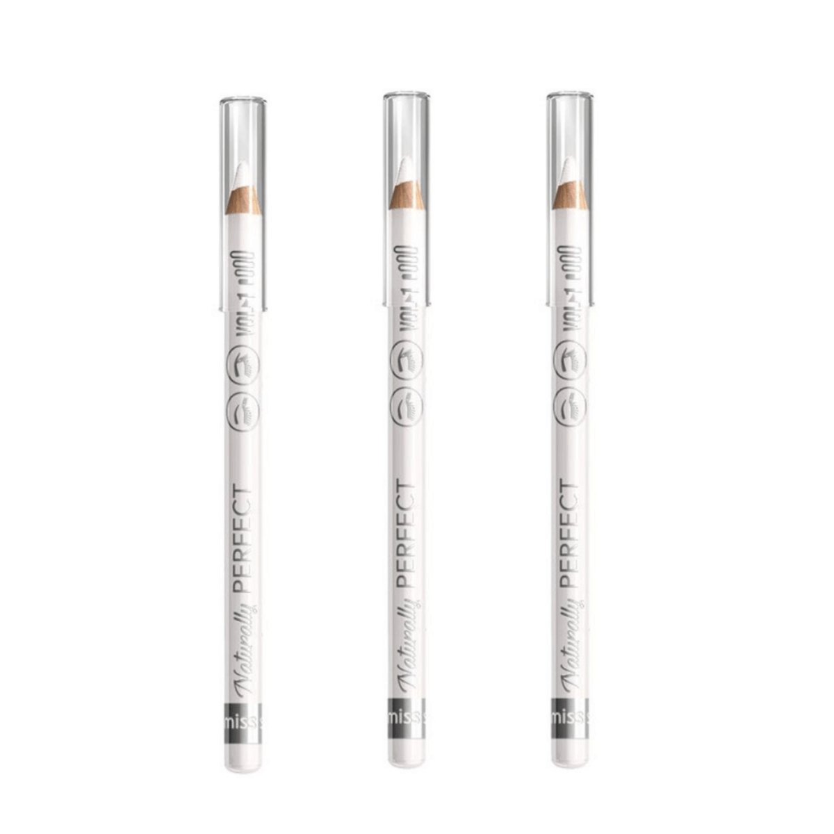Miss Sporty Naturally Perfect Eye Pencil - Cream White 24pk - Wholesale Discount Cosmetics