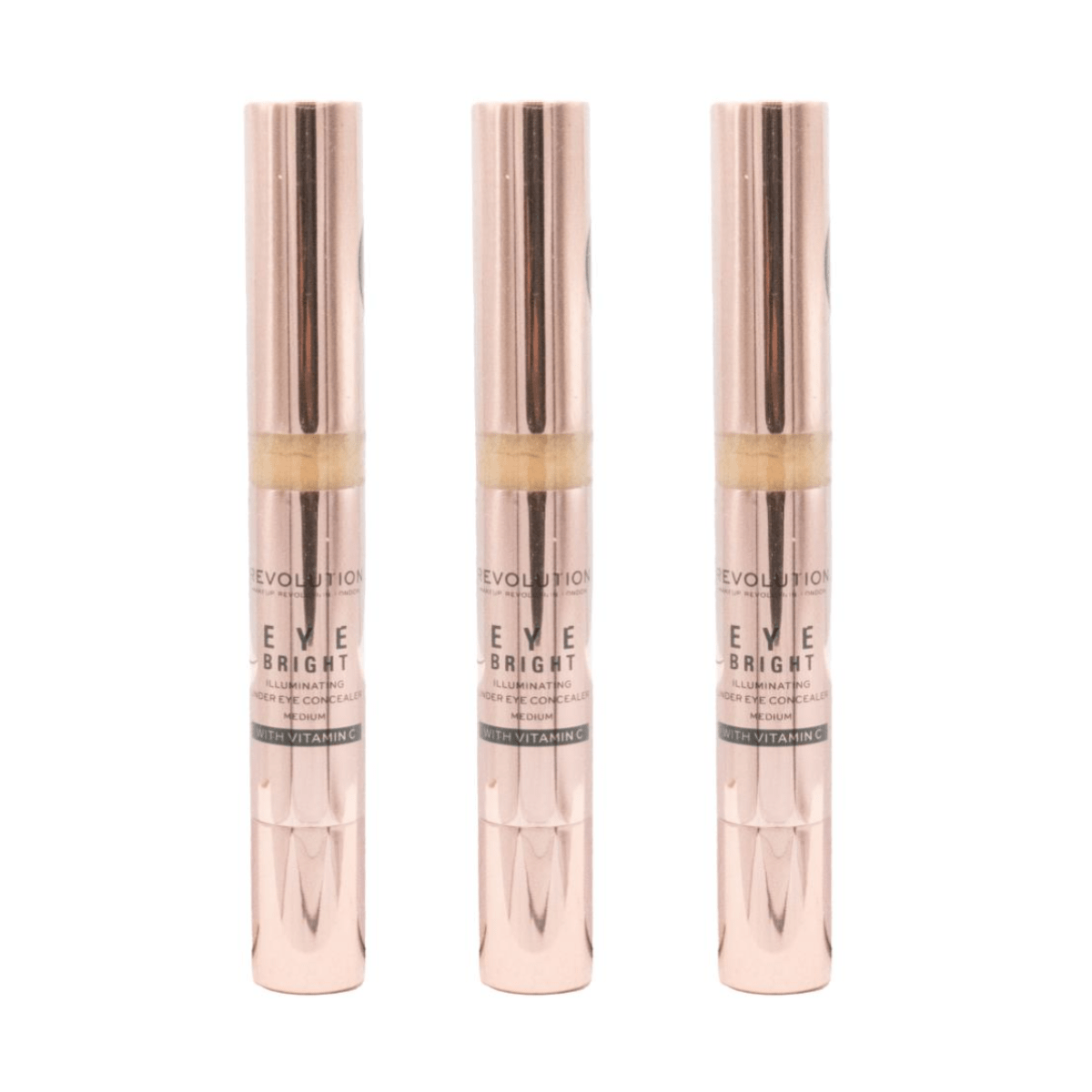 Revolution Eye Bright Illuminating Under Eye Concealer - Assorted Shades 24pk - Wholesale Discount Cosmetics