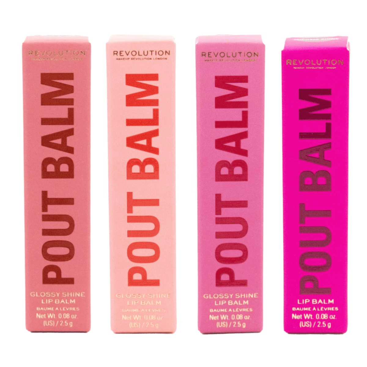 Revolution Pout Balm - Assorted Shades 24pk - Wholesale Discount Cosmetics