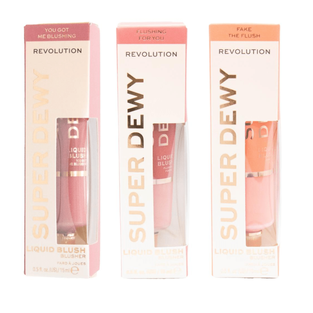 Revolution Superdewy Liquid Blush - Assorted Shades 24pk - Wholesale Discount Cosmetics