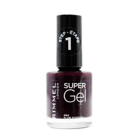 Rimmel Super Gel Nail Polish 064 Plum Pudding - 24pk - Wholesale Discount Cosmetics