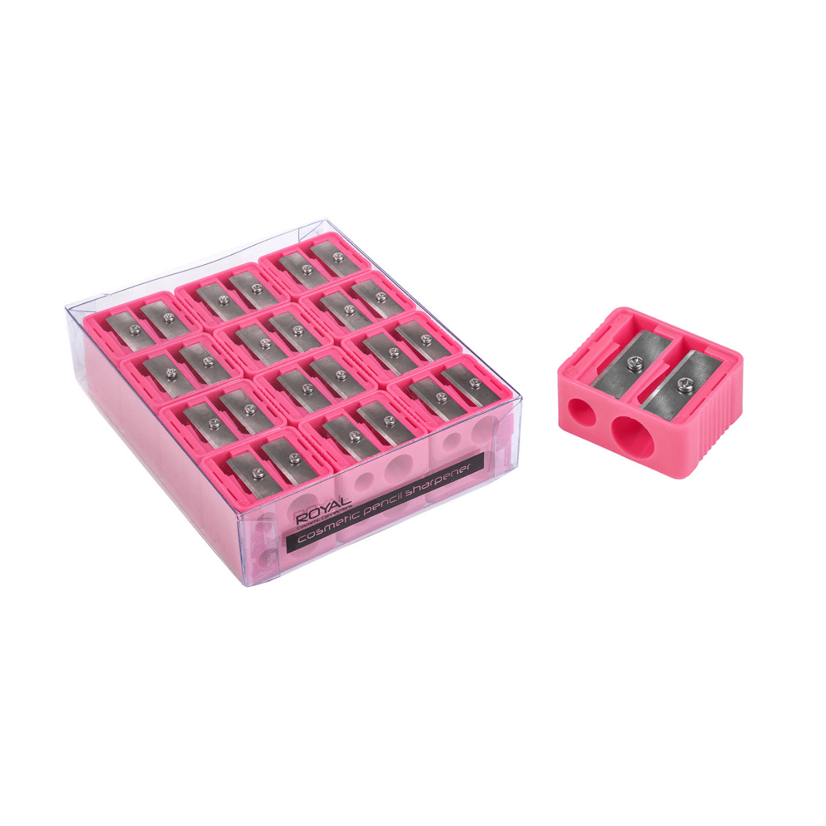 Royal Cosmetic Duo Pencil Sharpener - 24pk - Wholesale Discount Cosmetics