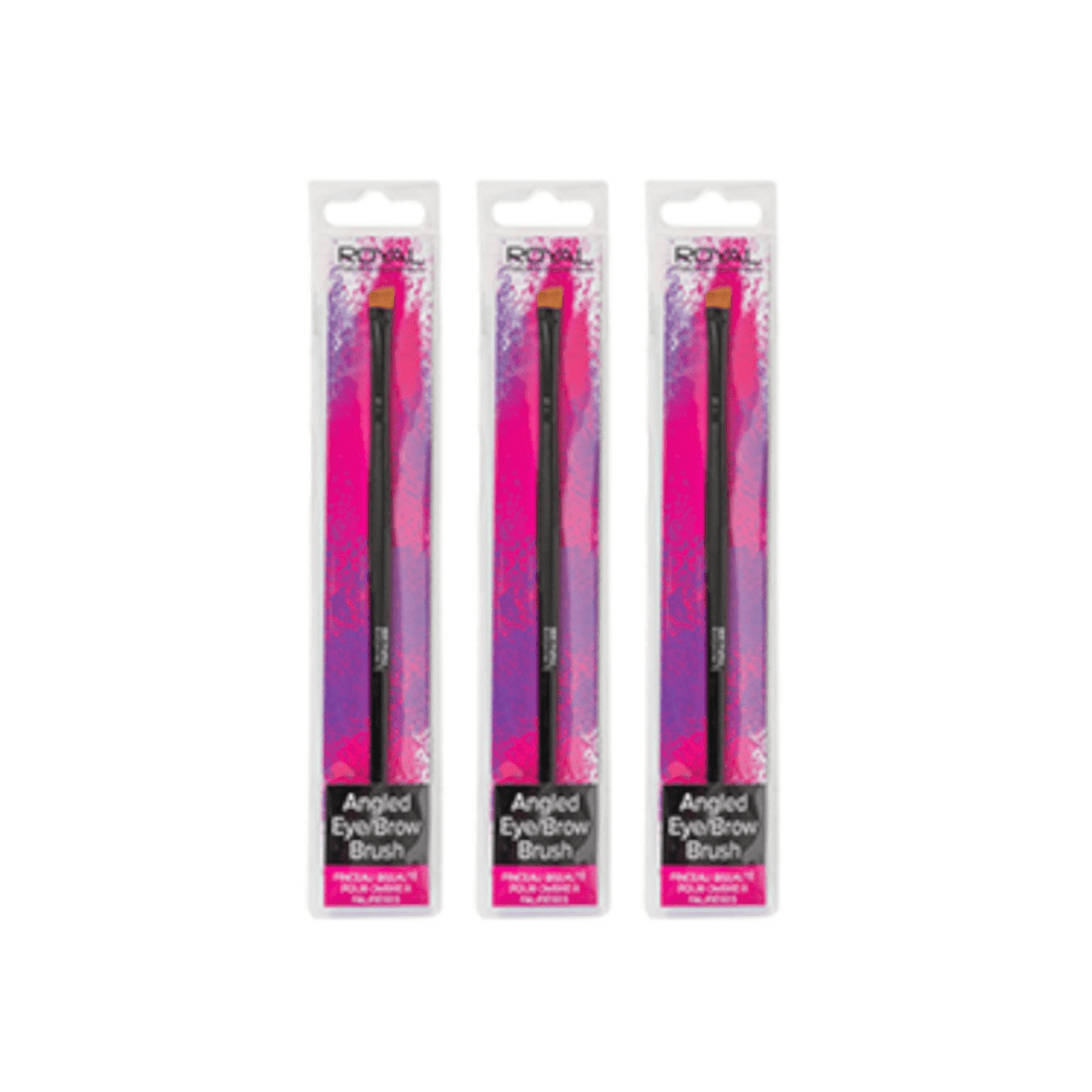Royal Cosmetics Angled Eye/ Brow Brush - 24pk - Wholesale Discount Cosmetics