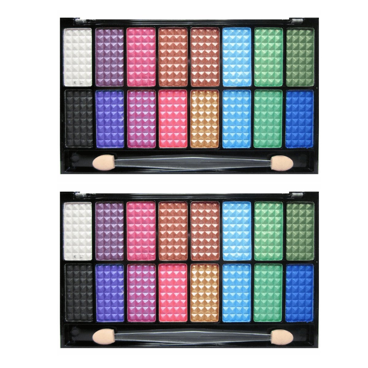 Saffron 16 Pan Eyeshadow Palette - Assorted Shades 24pk - Wholesale Discount Cosmetics