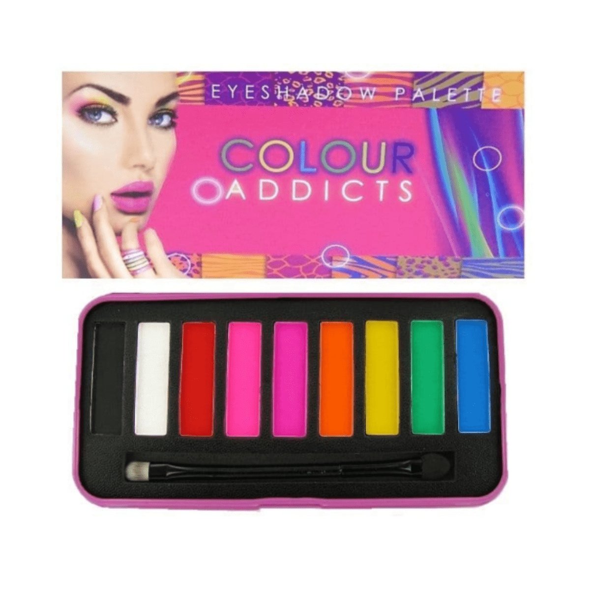 Saffron Colour Addicts Eyeshadow Palette - 24pk - Wholesale Discount Cosmetics
