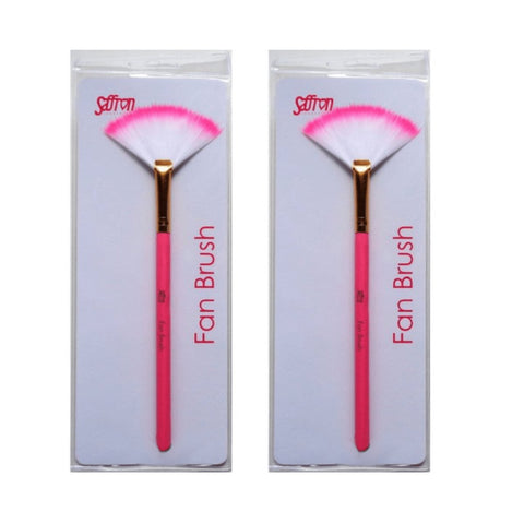 Saffron Fan Brush - 24pk - Wholesale Discount Cosmetics