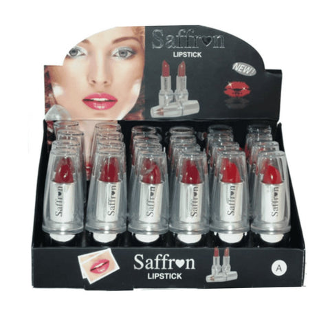 Saffron Lipstick - A Reds 24pk - Wholesale Discount Cosmetics