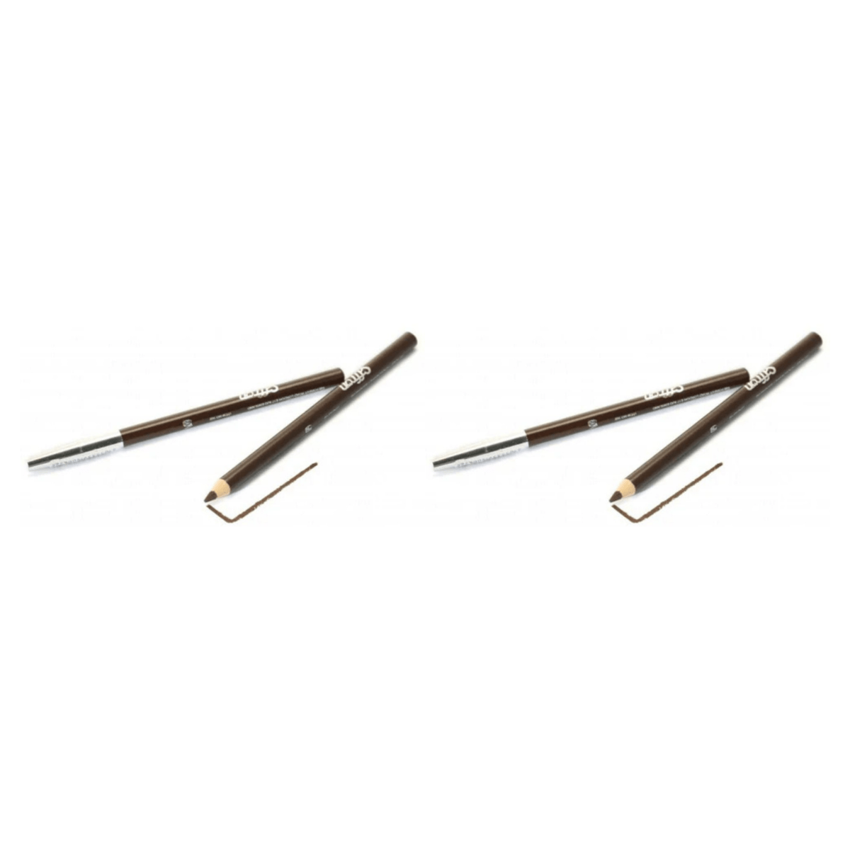 Saffron London Waterproof Eyebrow Pencil - Dark Brown 24pk - Wholesale Discount Cosmetics