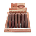 Saffron Matte Nude Lip Gloss A - Assorted Nude Shades 24pk - Wholesale Discount Cosmetics