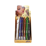 Saffron Metallic Waterproof Eye Pencil - Assorted Shades 24pk - Wholesale Discount Cosmetics