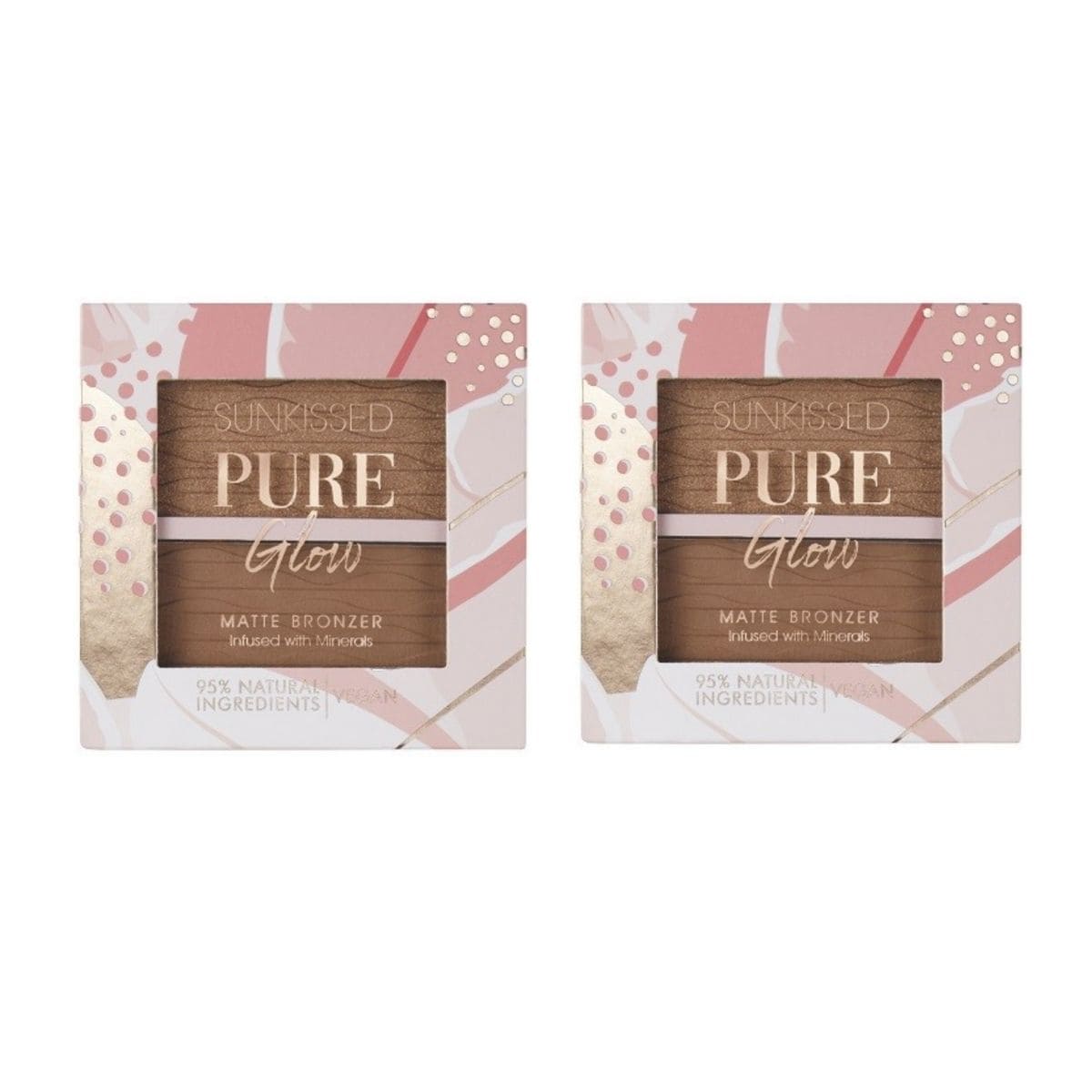 SUNKissed Pure Glow Matte Bronze Palette - 24pk - Wholesale Discount Cosmetics