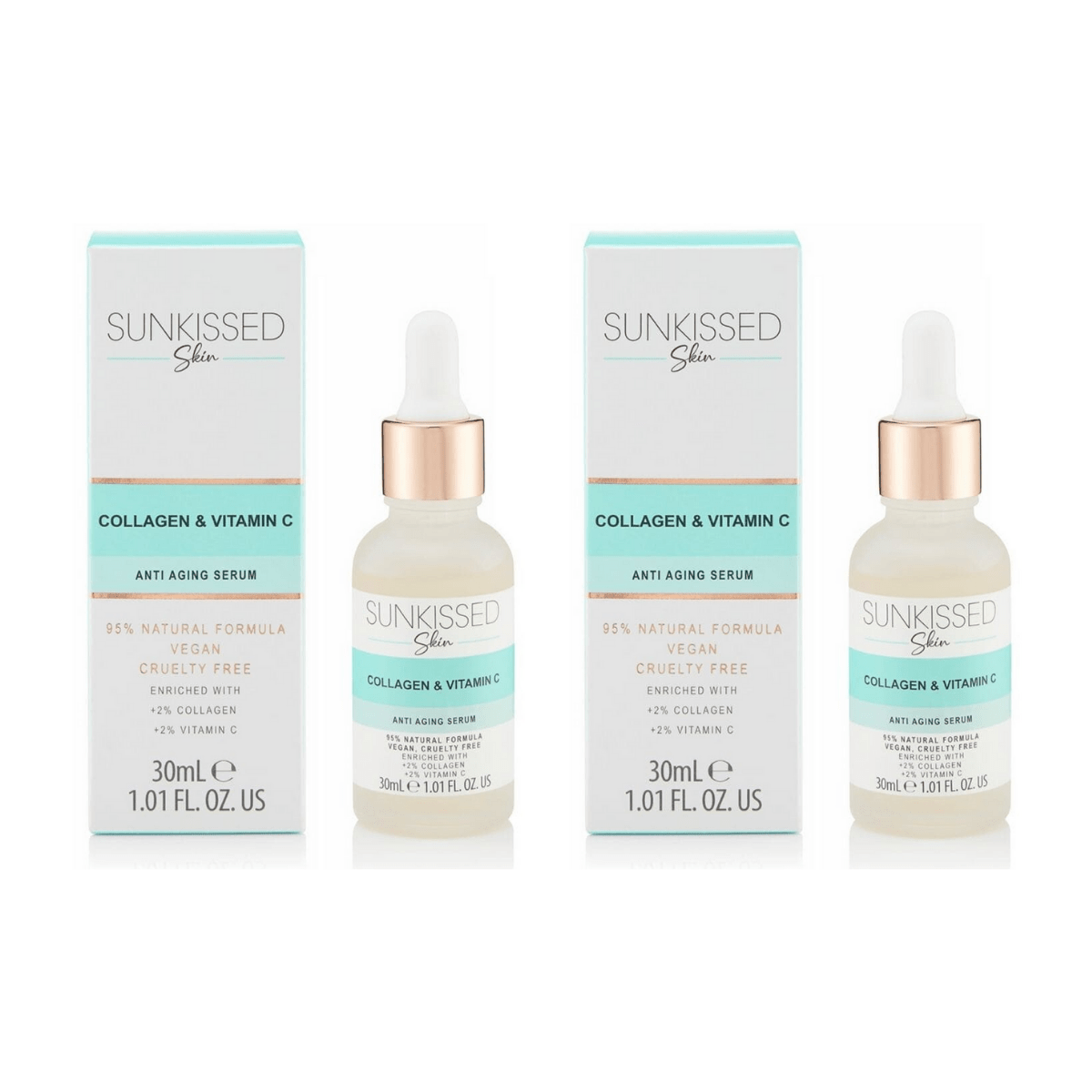SUNkissed Skin Collagen & Vitamin C Skin Firming Serum - 30ml 24pk - Wholesale Discount Cosmetics