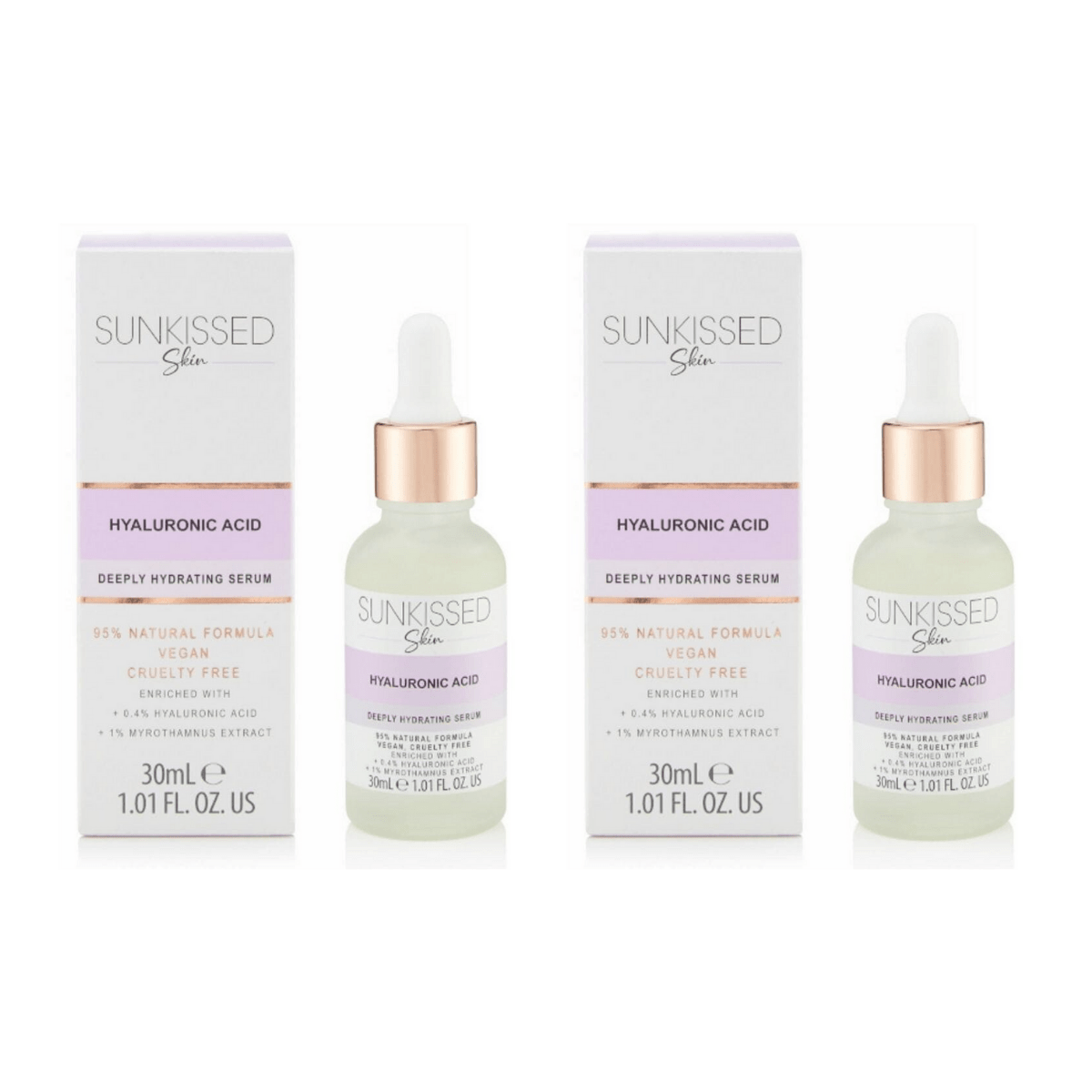 SUNkissed Skin Hyaluronic Acid Serum - 30ml 24pk - Wholesale Discount Cosmetics