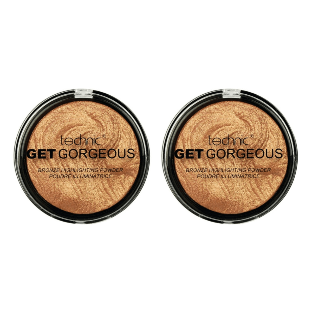 Technic Get Gorgeous Highlighter - 24ct Gold 24pk - Wholesale Discount Cosmetics