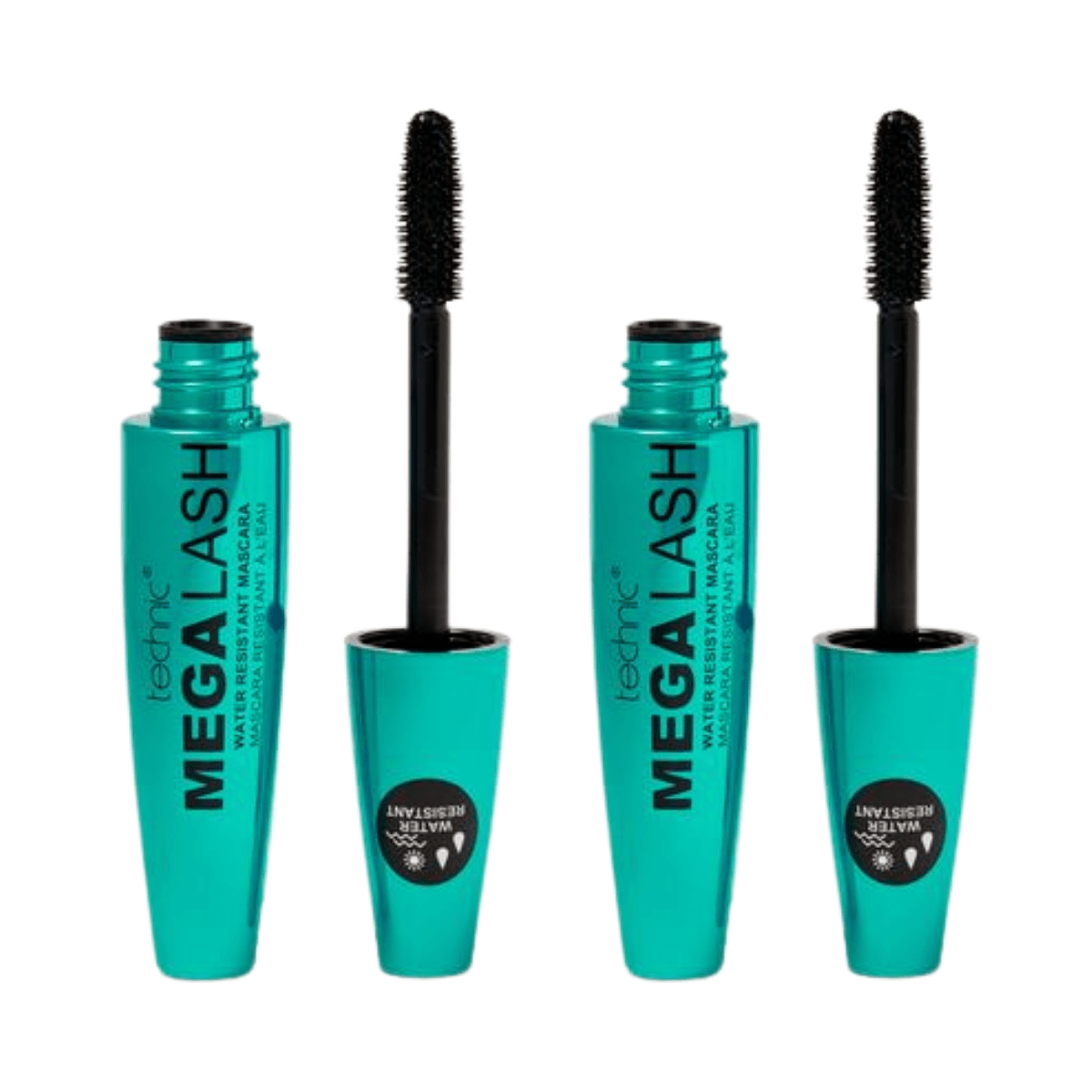 Technic Mega Lash Mega Volumising Mascara - Black (Waterproof) 24pk - Wholesale Discount Cosmetics