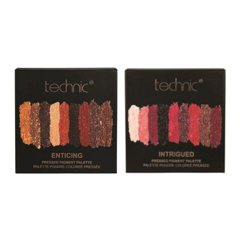 Technic Pressed Pigment Eyeshadow Palette (2 Assorted Shades) - 24pk - Wholesale Discount Cosmetics