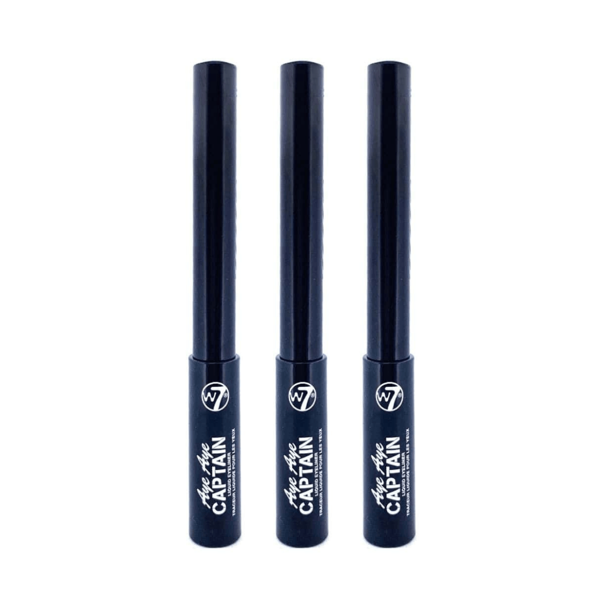 W7 Aye Aye Captain Liquid Eyeliner - Black 24pk - Wholesale Discount Cosmetics