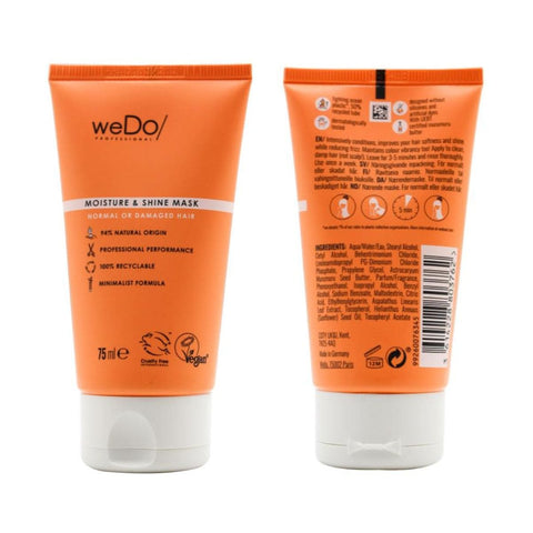 WeDo Moisture & Shine Hair Mask 75ml - 24pk | Wholesale Discount Cosmetics
