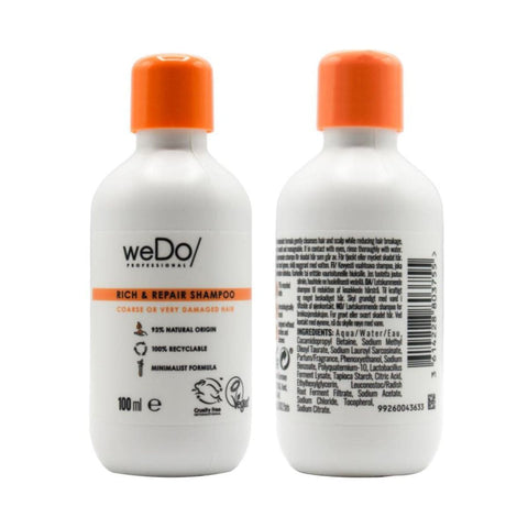 WeDo Rich & Repair Shampoo 100ml - 24pk | Wholesale Discount Cosmetics